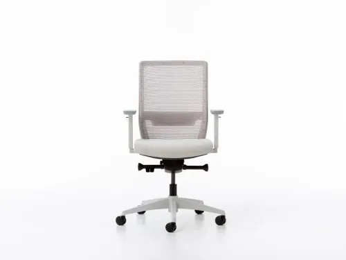 BOLD modern çalışma koltuğu, F701 gri file sırtı, BL2324 açık gri oturumu ve açık gri plastik ayak yapısıyla ofislerde sade, ergonomik ve rafine bir duruş sunar.