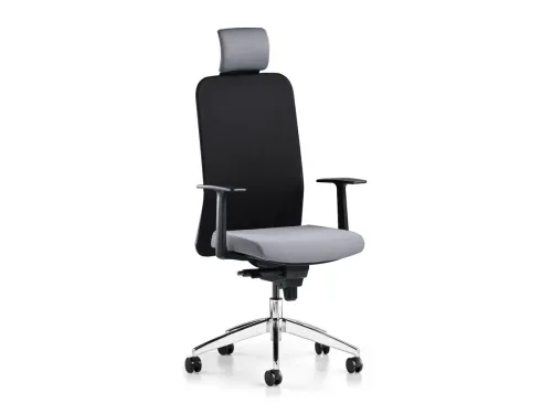 COMFY başlıklı çalışma koltuğu, ACT 31 siyah sırtı, ACT 28 gri oturumu ve 3D kolçaklarıyla ergonomik ofis koltuğu ihtiyacına rafine bir cevap verir.