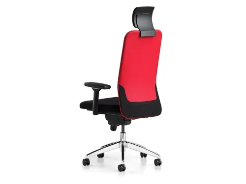 COMFY fileli ofis koltuğu, FDR102 turuncu sırt yüzeyi ve ACT 31 siyah oturum yapısıyla modern çalışma alanlarında dikkatli ama ölçülü bir temsil dili kurar.