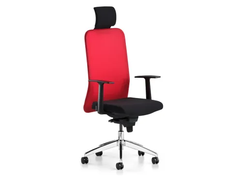 COMFY FDR102 Turuncu ve ACT 31 Siyah Yönetici Koltuğu Ön Görünüm