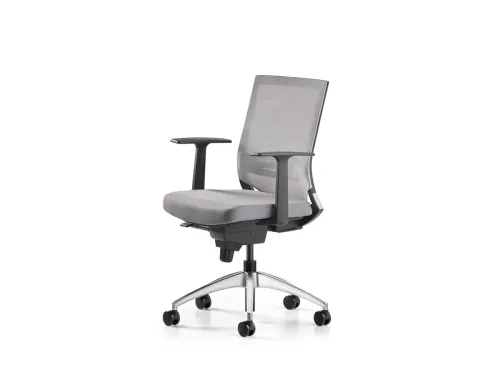 COZY modern ofis sandalyesi, FDR310 gri oturumu ve F505 gri file sırt yapısıyla sakin, dengeli ve ergonomik bir çalışma koltuğu alternatifi sunar.