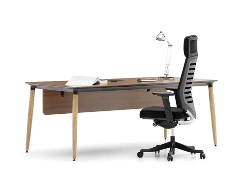 ERA modern ofis masası, ince ve hafif ayak yapısıyla minimal ofis masa tasarımını daha yalın, akıcı ve çağdaş bir çizgide gösterir.