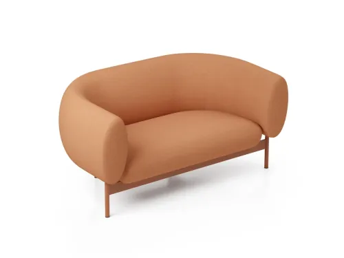 FAB ikili kanepe turuncu kumaş, kavisli kol yapısı ve ince oturum yüzeyiyle tasarım ofis koltuğu ve ofis bekleme koltuğu kategorisinde davetkâr konfor sunar. Makam ve yönetici bekleme koltuğu için şık bir tercih.