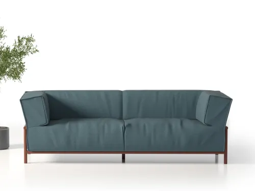 MAYA ikili koltuk teal kumaş, sade ofis koltuğu ve minimalist ofis kanepe tasarımıyla bekleme alanı koltuğu ve modern lobi oturma grubu için dengeli bir çözüm oluşturur.