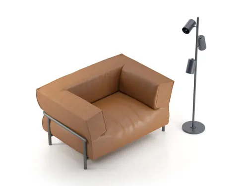 MAYA tekli koltuk kahverengi suni deri ile minimalist ofis kanepe ve dengeli oturum koltuğu olarak ofis bekleme koltuğu ve kurumsal bekleme koltuğu ihtiyacınıza sakin bir denge getirir.