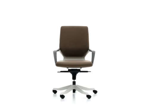 SWAN personel ofis koltuğu, BL2409 açık kahve kumaş kaplaması, açık gri gövdesi ve dengeli ön görünümüyle rafine bir ofis sandalyesi alternatifi sunar.