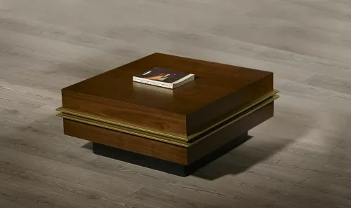 Venti VIP makam sehpası. Venti masa konsol sehpa seti ve gold çizgili lüks makam masası ile uyumlu şık modern yönetici odası takımları.