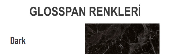 Glosspan Renkleri