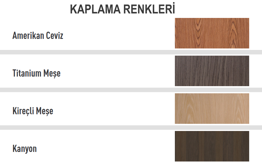 Kaplama Renkleri