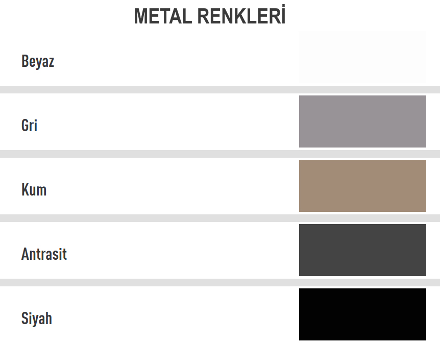 Metal Renkleri