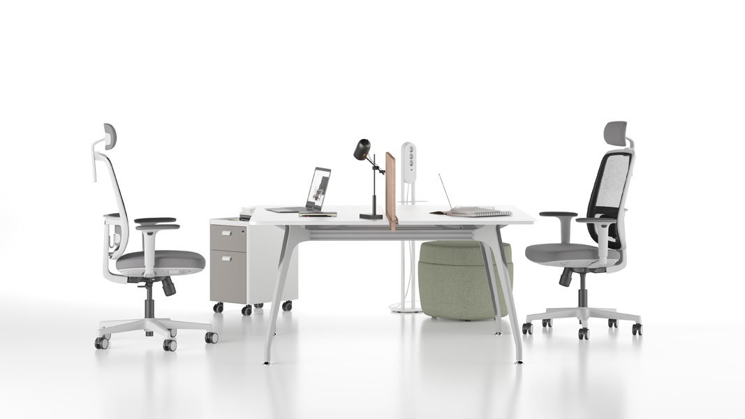 STRİPE ARC Personel Çalışma Masası | Büro Masa Takımı, Sekreter ve Resepsiyon Masası - Ofis Masası