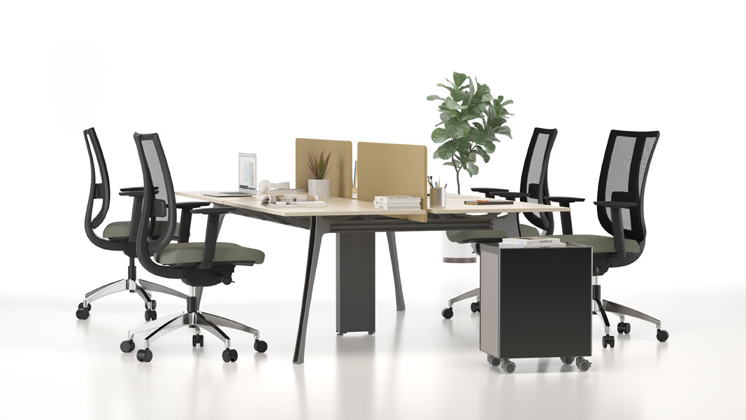 STRİPE Personel Çalışma Masası | Büro Masa Takımı, Sekreter ve Resepsiyon Masası - Ofis Masası