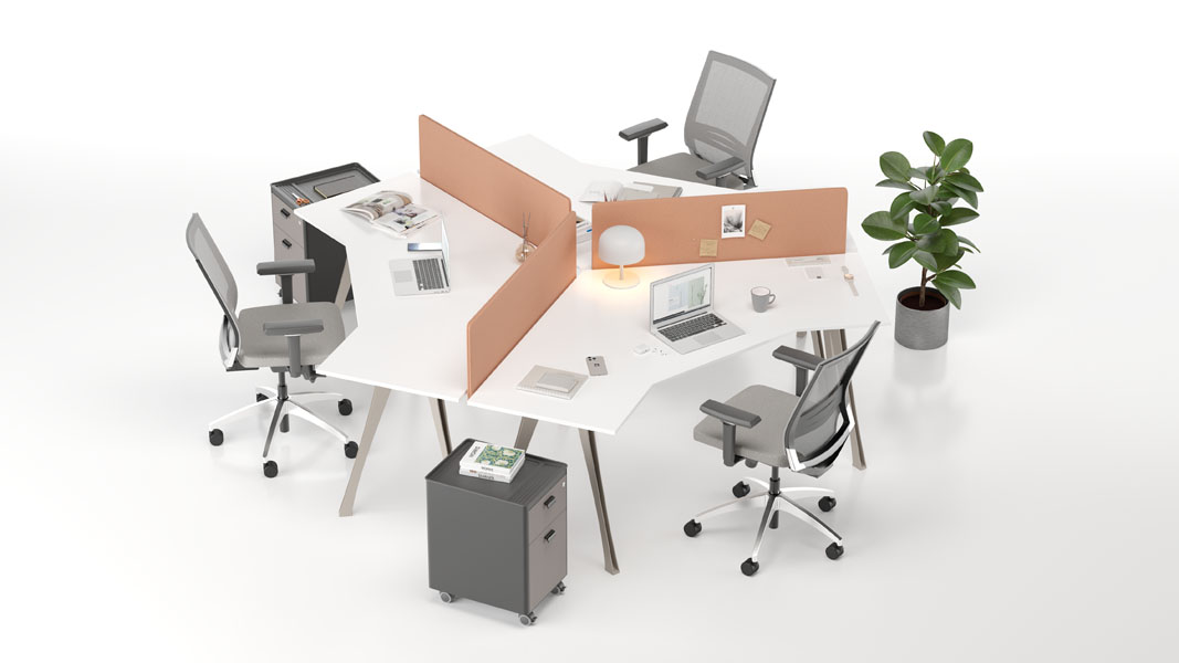STRİPE Personel Çalışma Masası | Büro Masa Takımı, Sekreter ve Resepsiyon Masası - Ofis Masası