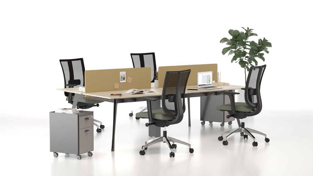 STRİPE Personel Çalışma Masası | Büro Masa Takımı, Sekreter ve Resepsiyon Masası - Ofis Masası